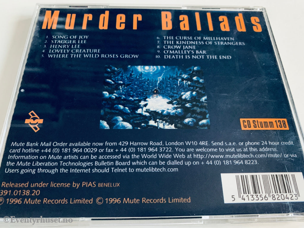 Nick Cave and the Bad Seeds (1996) - Murder Ballads - CD