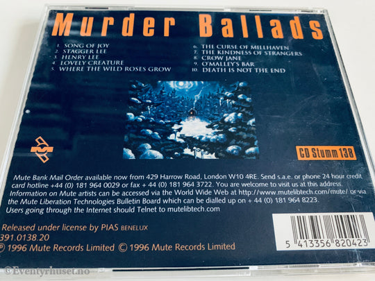 Nick Cave and the Bad Seeds (1996) - Murder Ballads - CD