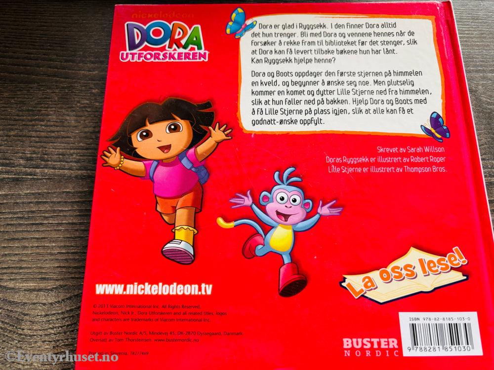 Nickelodeon – Dora Utforskeren: Doras Ryggsekk. Bok.