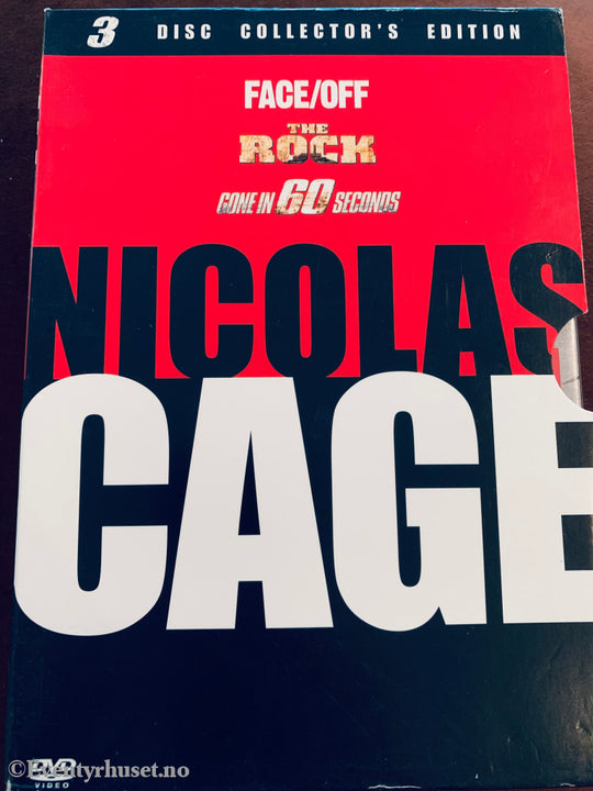 Nicolas Cage. Dvd Samleboks.