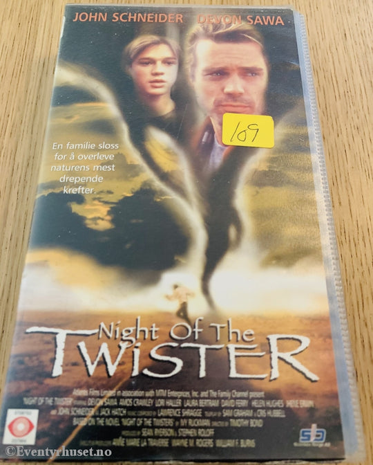 Night Of The Twister. 1996. Vhs. Vhs