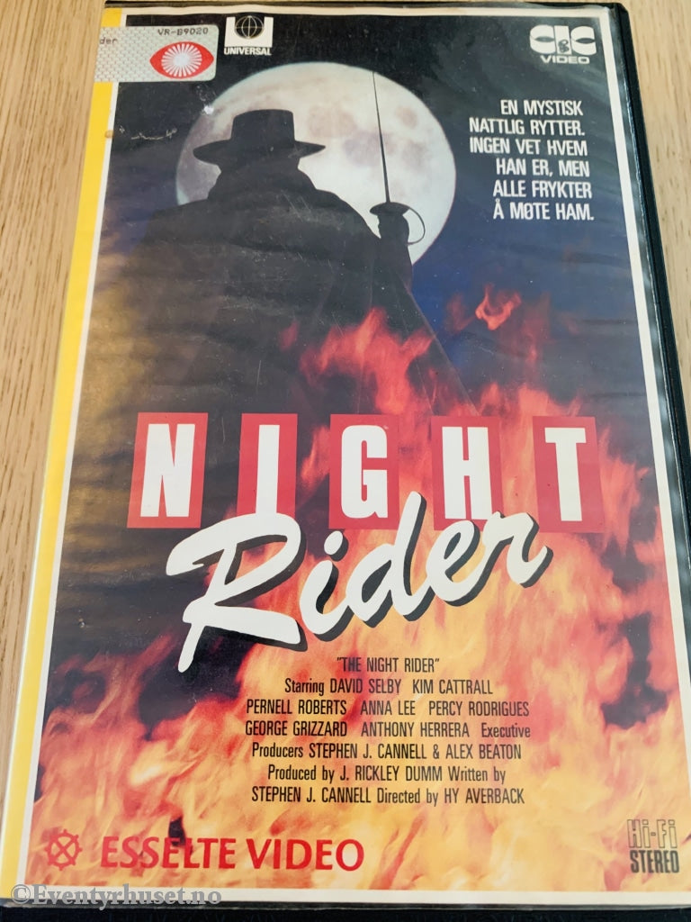 Night Rider. 1979. Vhs Big Box.