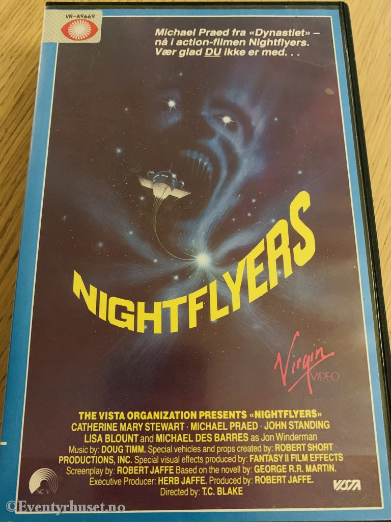 Nightflyers. 1987. Vhs Big Box.