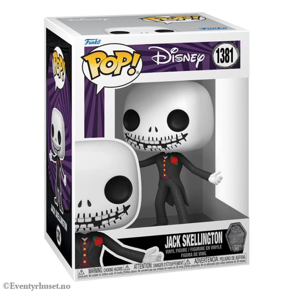 Nightmare before Christmas 30th POP! Disney Vinyl Figure Formal Jack 9 cm Collectibles