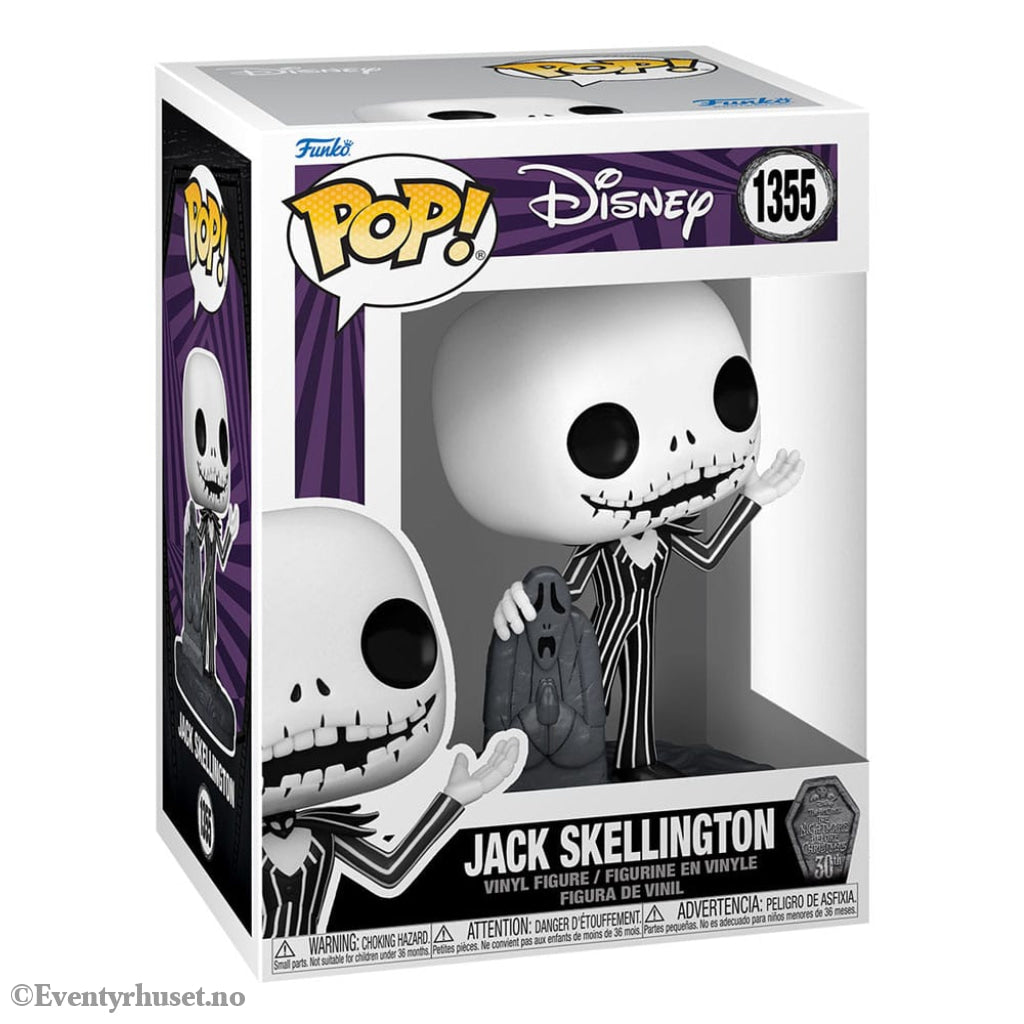 Nightmare before Christmas 30th POP! Disney Vinyl Figure Jack w/Gravestone 9 cm Collectibles