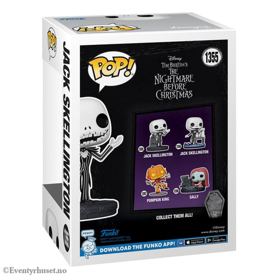 Nightmare before Christmas 30th POP! Disney Vinyl Figure Jack w/Gravestone 9 cm Collectibles