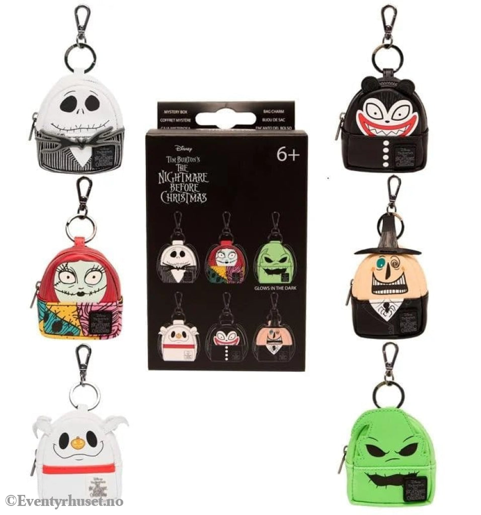 Nightmare Before Christmas by Loungefly Bag Charm Mystery Box - 1 bag Fashion & Accessories