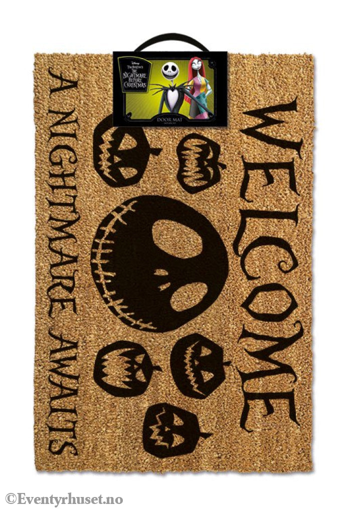 Nightmare before Christmas Doormat A Nightmare Awaits 40 x 60 cm Home & Gifts
