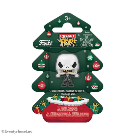Nightmare before Christmas Holiday 2025 Pocket POP! Vinyl Keychains Jack Tree Holiday Box 4 cm Fashion & Accessories