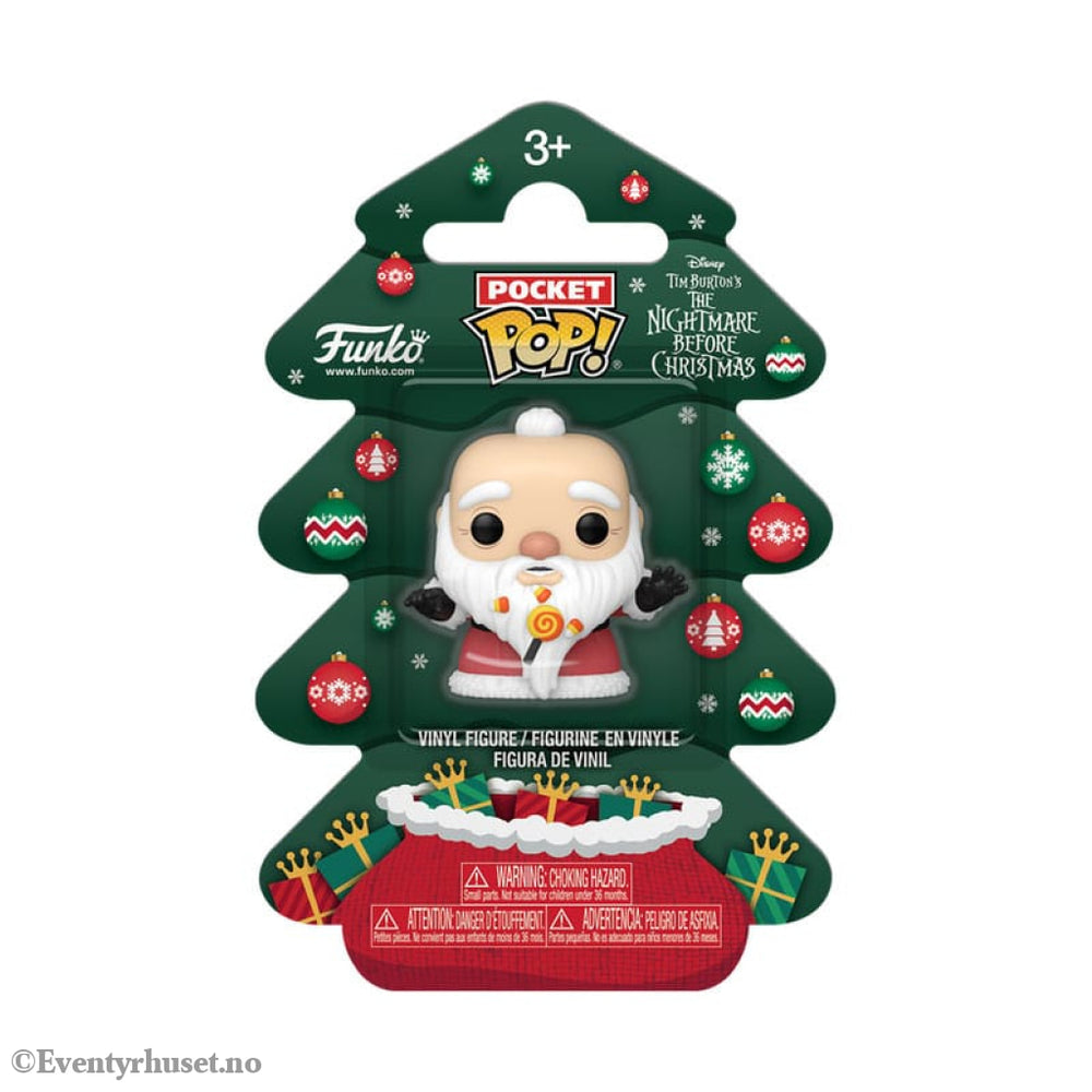Nightmare before Christmas Holiday 2025 Pocket POP! Vinyl Keychains SandyCLS Tree Holiday Box 4 cm Fashion & Accessories