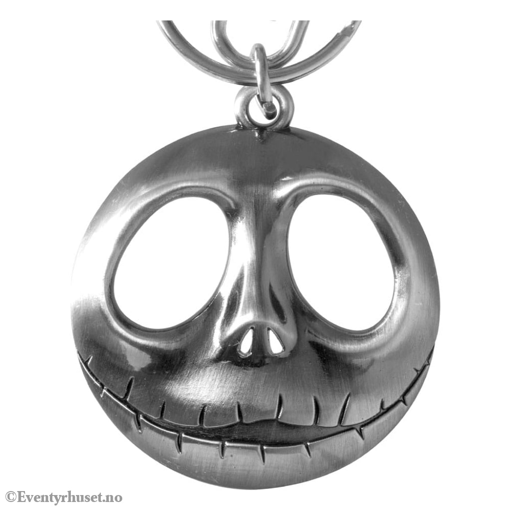 Nightmare before Christmas Metal Keychain Jack Head with Bow Fashion & Accessories