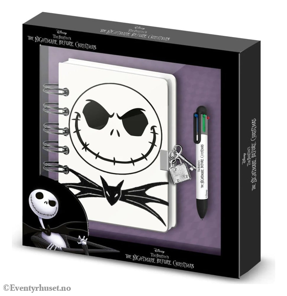 Nightmare before Christmas Notebook with Pen Gift Set Jack Home & Gifts