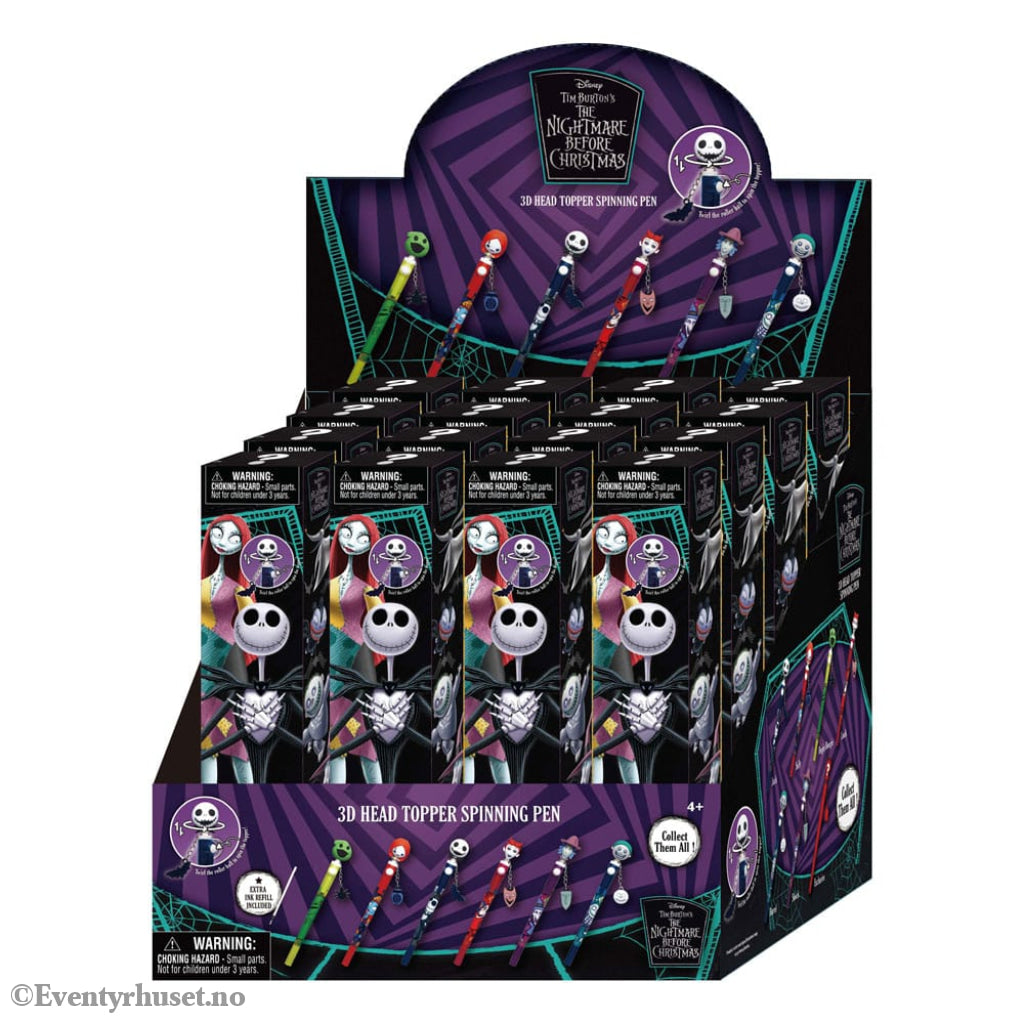 Nightmare before Christmas pen 3D Head Topper Spinning Pen Home & Gifts