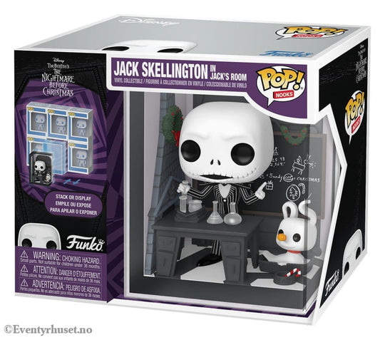Nightmare Before Christmas POP! Nooks Vinyl Figure Jack Skellington’s Room 9 cm Collectibles