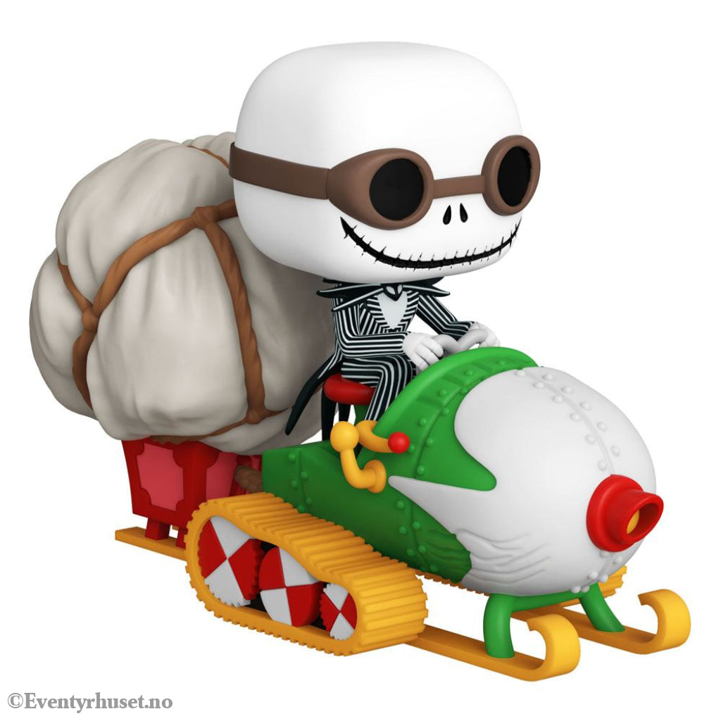 Nightmare before Christmas POP! Rides Vinyl Figure Jack w/Goggles & Snowmobile 18 cm Collectibles
