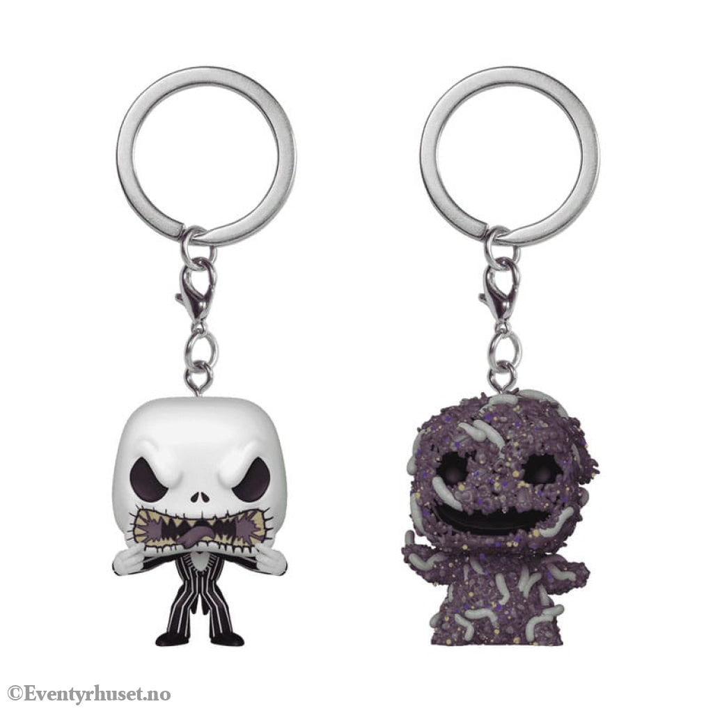 Nightmare Before Christmas POP! Vinyl Keychain 2-Pack Jack/Oogie 4 cm Fashion & Accessories