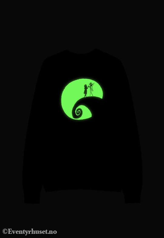 Nightmare Before Christmas Sweater Glow in the Dark (Christmas Jumper) Size L Fashion & Accessories