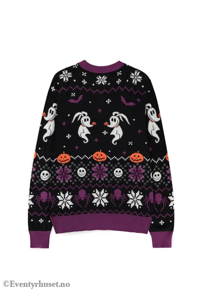 Nightmare Before Christmas Sweater Glow in the Dark (Christmas Jumper) Size L Fashion & Accessories