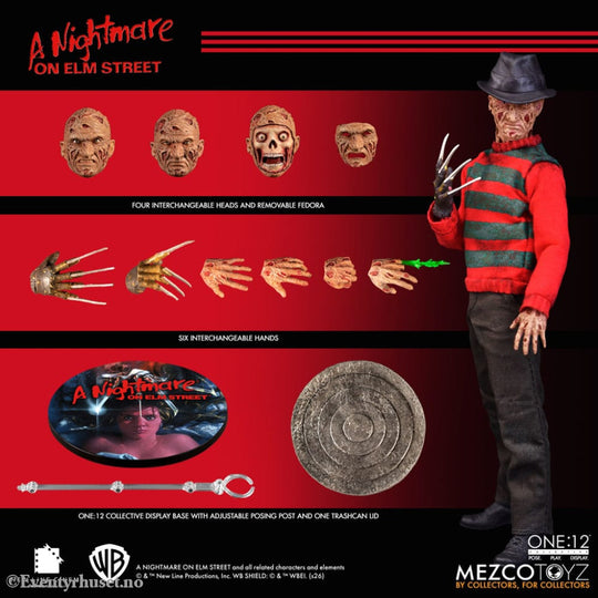 Nightmare On Elm Street Action Figure 1/12 Freddy Krueger 17 cm Toys