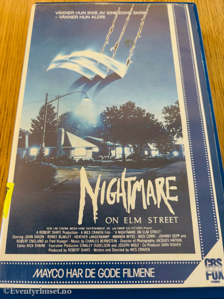 Nightmare on Elm Street. VHS Big Box.