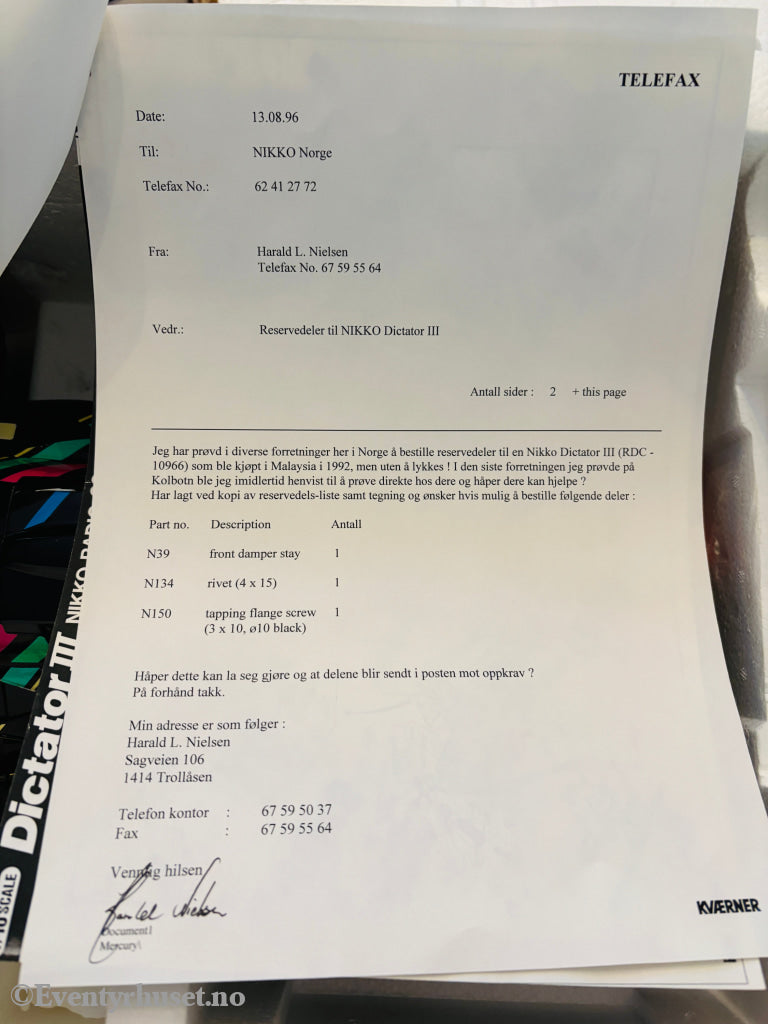 Nikko Dictator III 4WD Radiostyrt Bil (ca. 1988). I eske og med norsk kvittering. Pent brukt. Action & Toy Figures