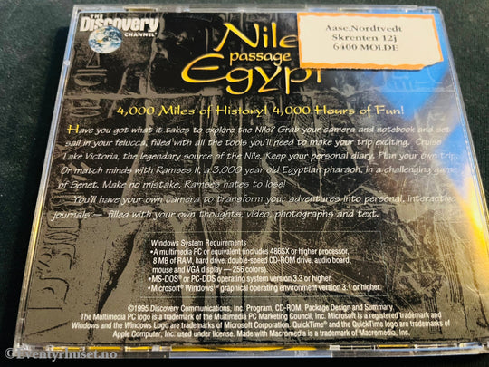 Nile Passage To Egypt (Cd - Rom Serien). Pc Spill. Spill