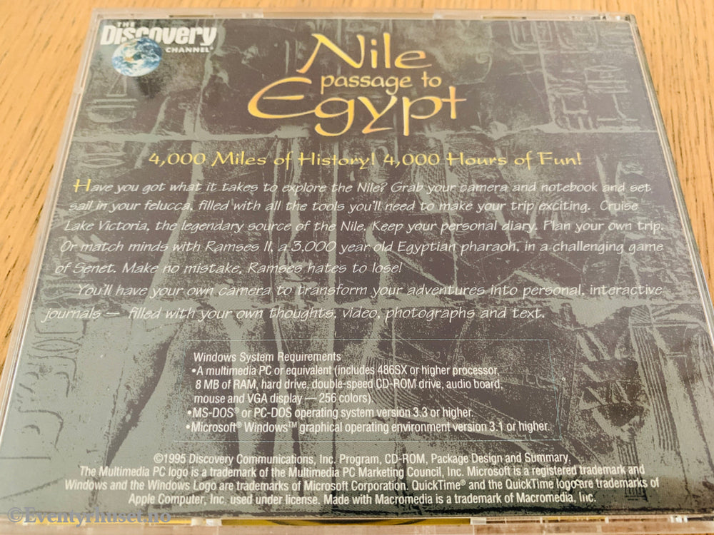 Nile: Passage to Egypt. PC-spill.