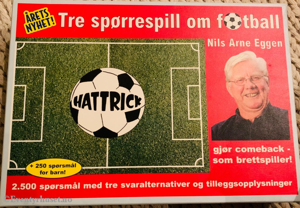 Nils Arne Eggen - Tre Spørrespill Om Fotball. Brettspill. Brettspill