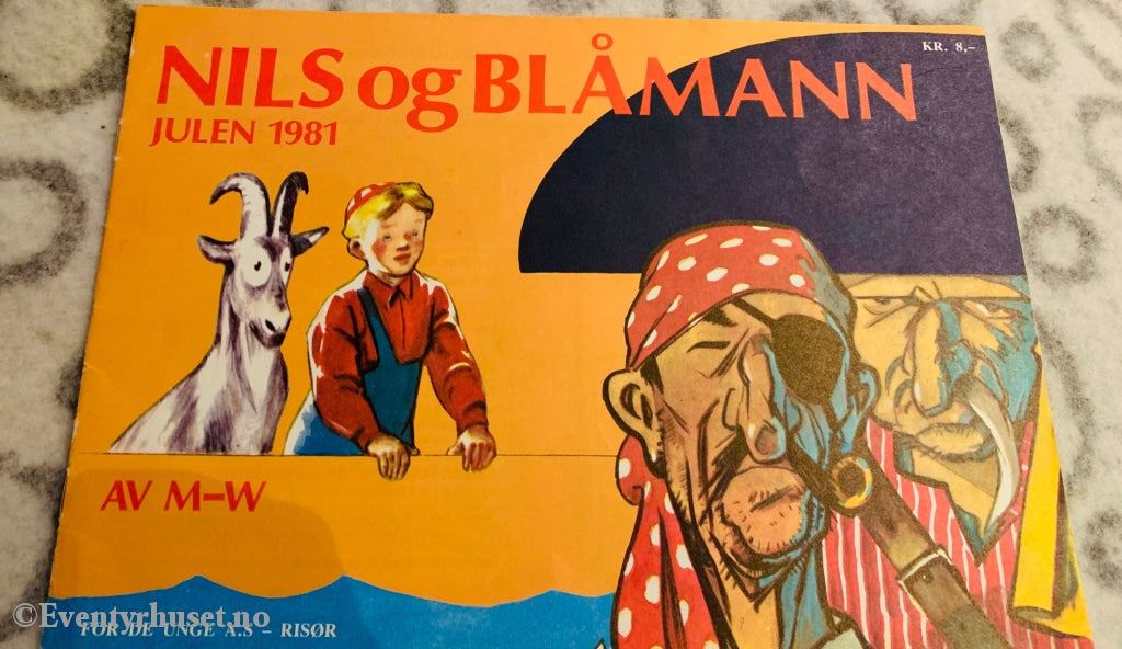 Nils & Blåmann. Julen 1981. Julehefter