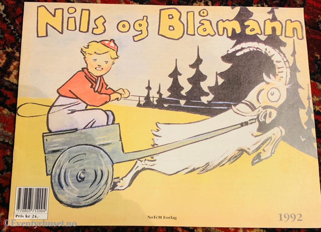 Nils & Blåmann. Julen 1992. Julehefter