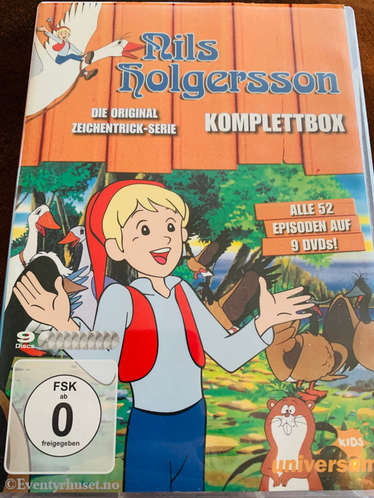 Nils Holgersson. DVD samleboks. Tysk utgave. DVD
