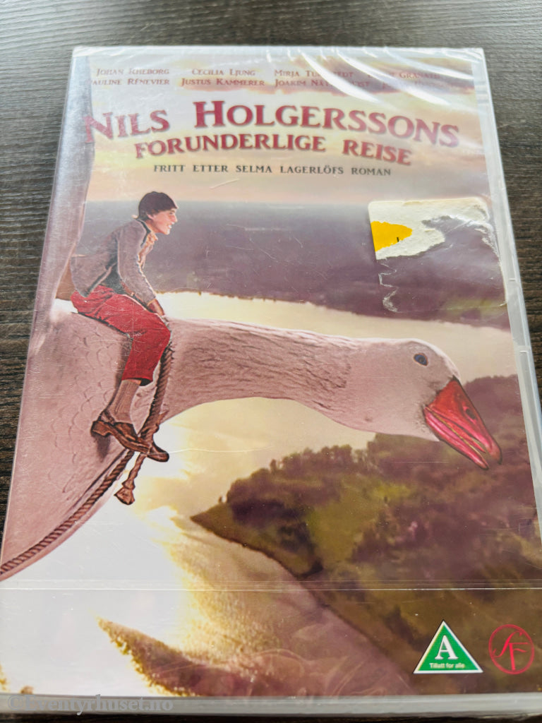 Nils Holgerssons forunderlige reise. DVD. Ny i plast!