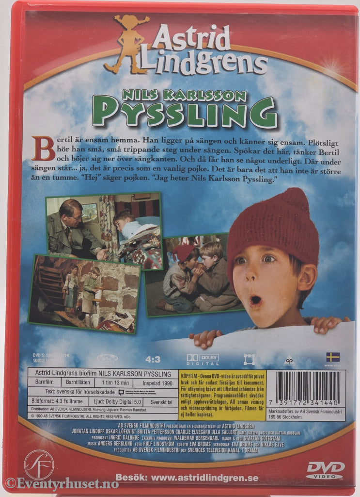 Nils Karlsson Pyssling . 1990 . DVD.