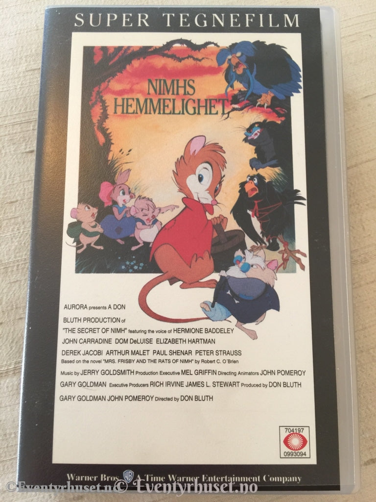 Nimhs Hemmelighet. 1982. Vhs. Vhs