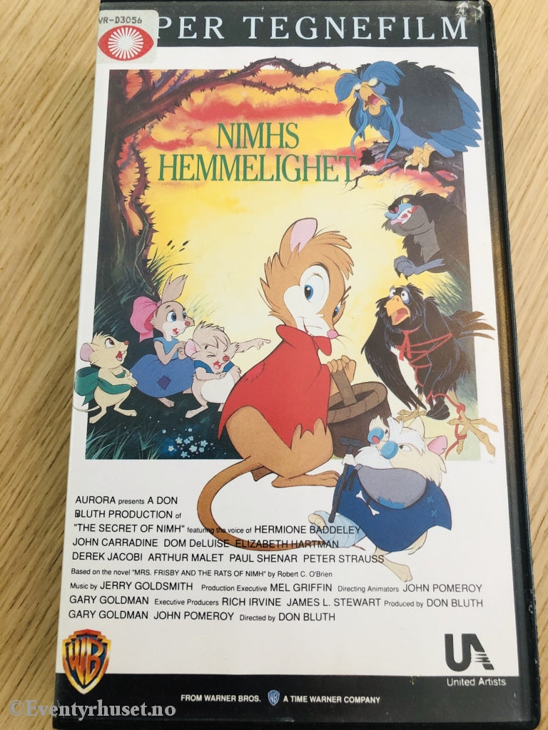 Nihms Hemmelighet. 1982. Vhs. Vhs