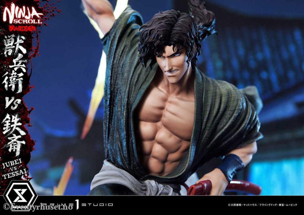 Ninja Scroll Ultimate Premium Masterline Series Statue 1/4 Jubei Versus Tessai 101 cm Collectibles
