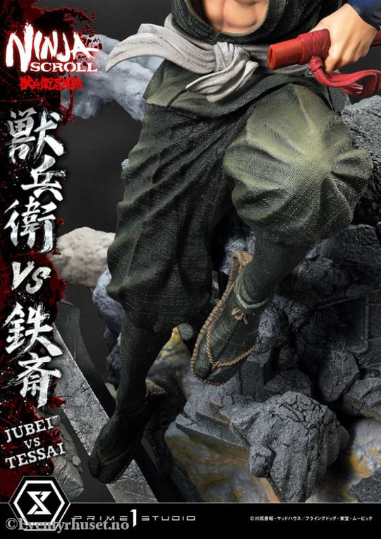 Ninja Scroll Ultimate Premium Masterline Series Statue 1/4 Jubei Versus Tessai 101 cm Collectibles