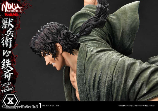 Ninja Scroll Ultimate Premium Masterline Series Statue 1/4 Jubei Versus Tessai 101 cm Collectibles