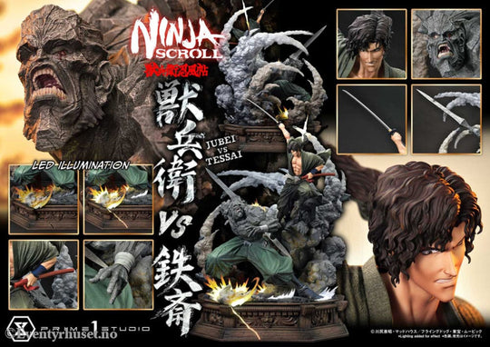 Ninja Scroll Ultimate Premium Masterline Series Statue 1/4 Jubei Versus Tessai 101 cm Collectibles