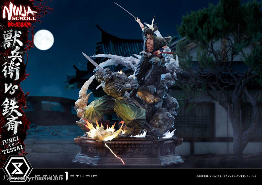 Ninja Scroll Ultimate Premium Masterline Series Statue 1/4 Jubei Versus Tessai 101 cm Collectibles