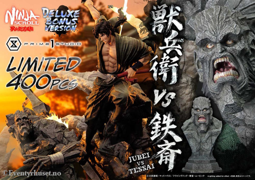 Ninja Scroll Ultimate Premium Masterline Series Statue 1/4 Jubei Versus Tessai Deluxe Bonus Version 101 cm Collectibles