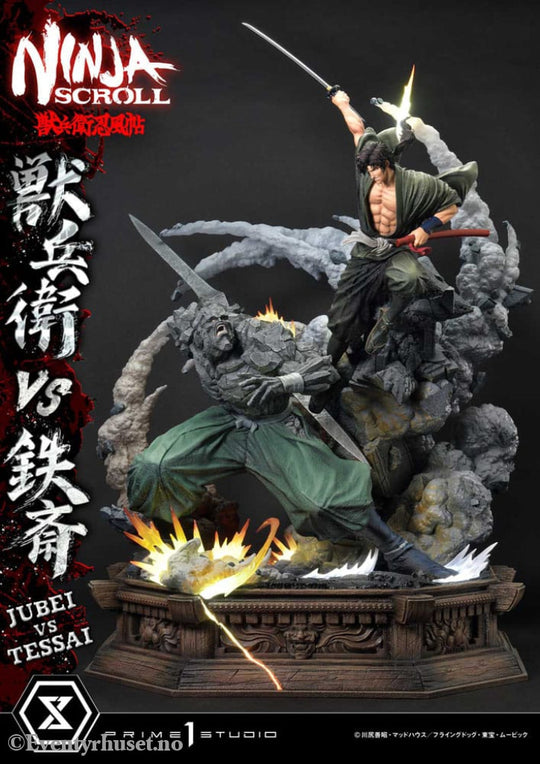 Ninja Scroll Ultimate Premium Masterline Series Statue 1/4 Jubei Versus Tessai Deluxe Bonus Version 101 cm Collectibles