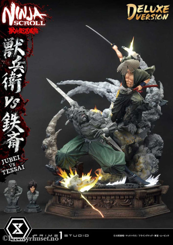 Ninja Scroll Ultimate Premium Masterline Series Statue 1/4 Jubei Versus Tessai Deluxe Version 101 cm Collectibles