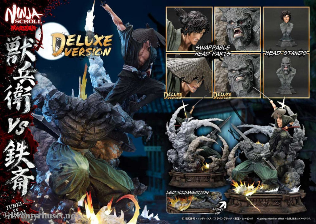 Ninja Scroll Ultimate Premium Masterline Series Statue 1/4 Jubei Versus Tessai Deluxe Version 101 cm Collectibles