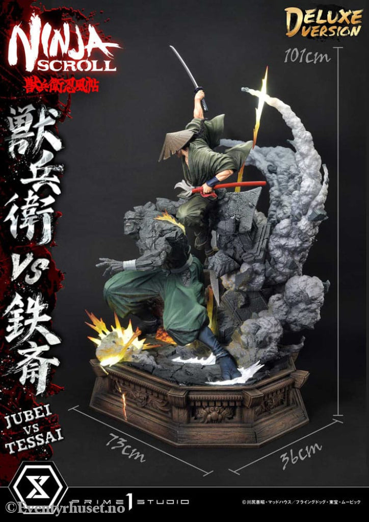 Ninja Scroll Ultimate Premium Masterline Series Statue 1/4 Jubei Versus Tessai Deluxe Version 101 cm Collectibles