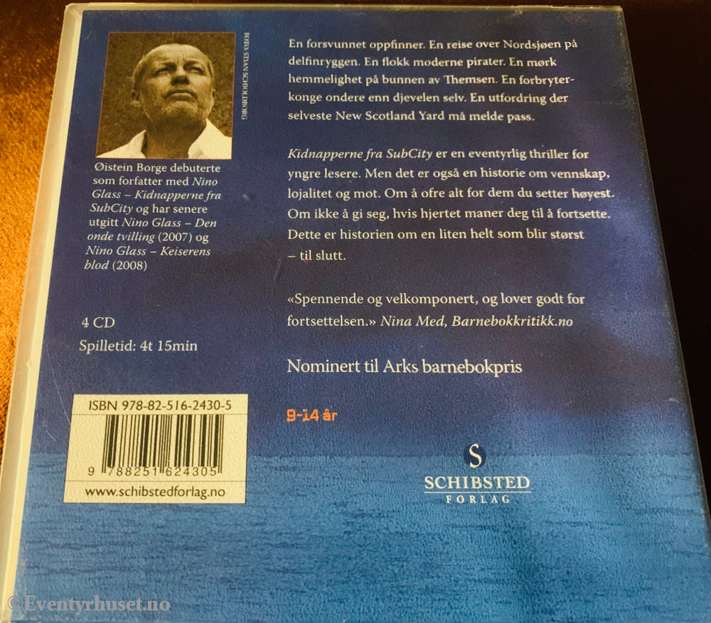 Nino Glass - Kidnapperne Fra Subcity. Lydbok På 4 Cd.