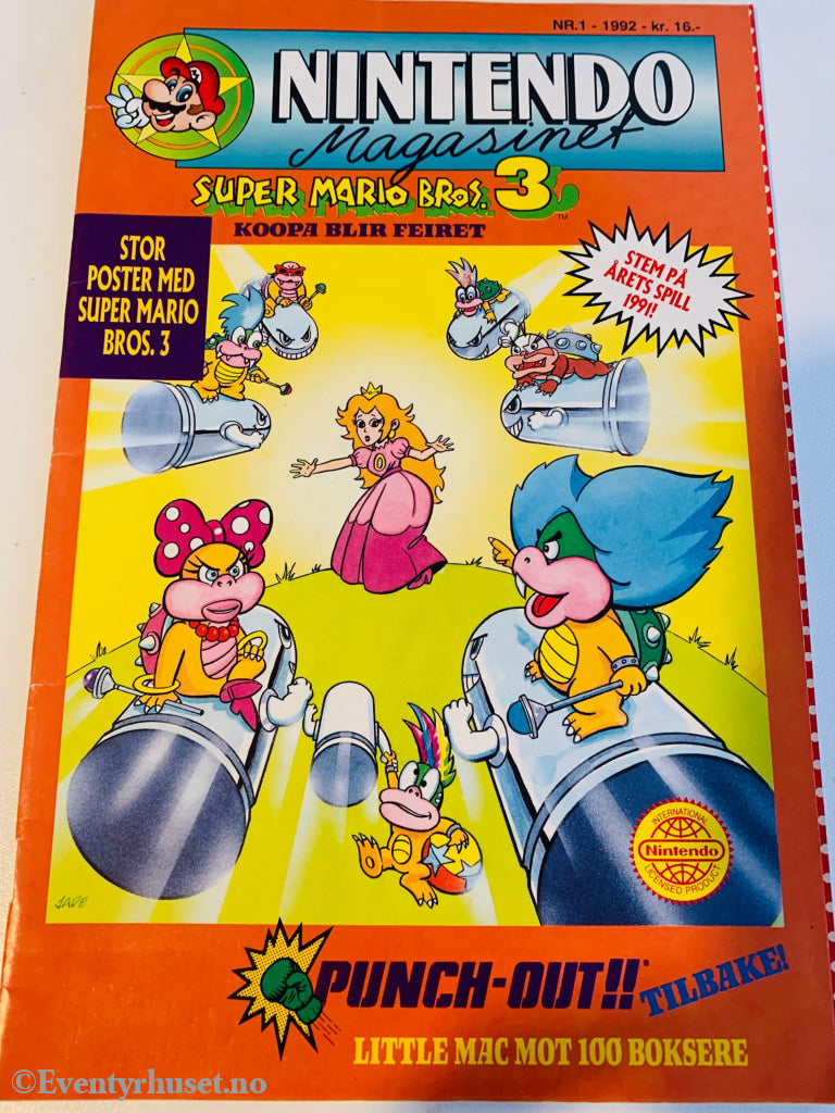 Nintendo Magasinet. 1992/01. Tegneserieblad