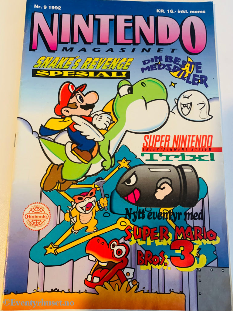 Nintendo Magasinet. 1992/09. Tegneserieblad