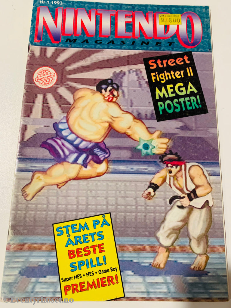 Nintendo Magasinet. 1993/01. Slitt. Tegneserieblad