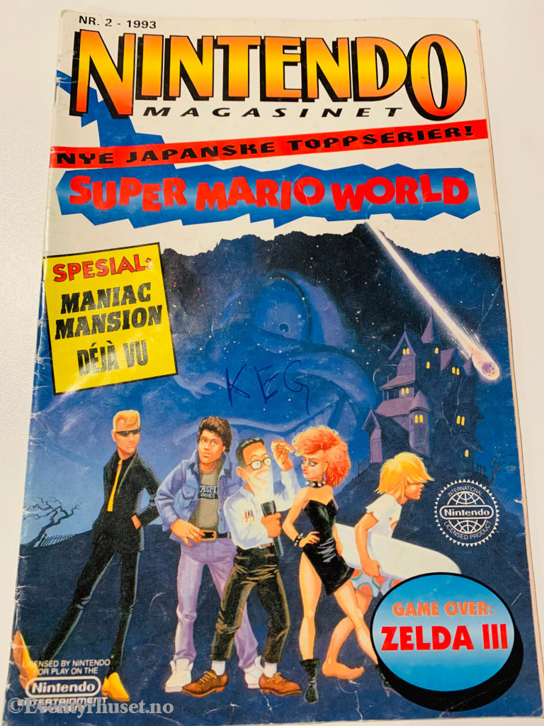 Nintendo Magasinet. 1993/02. Slitt. Tegneserieblad